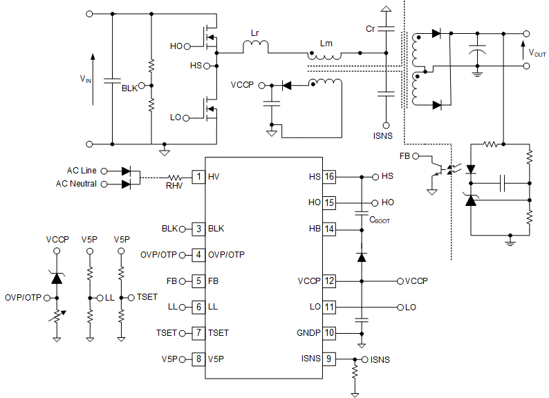 UCC25660 Simplified Application
          Schematic