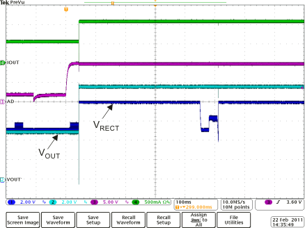 BQ51013C-Q1 Adapter Insertion (VAD = 10 V)