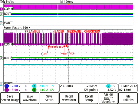 BQ51013C-Q1 RX
                        Communication Packet Structure