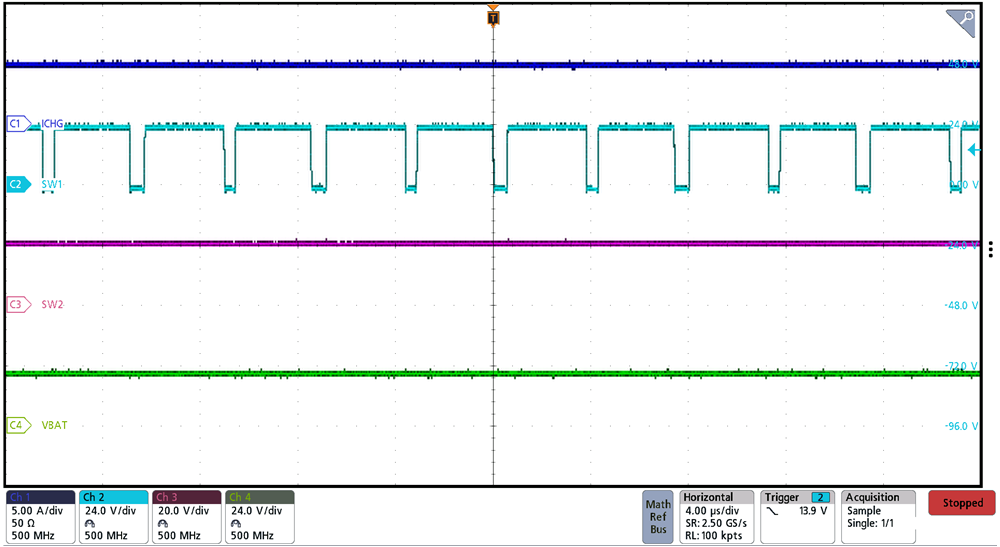 BQ25820 Buck
                        Switching Waveform