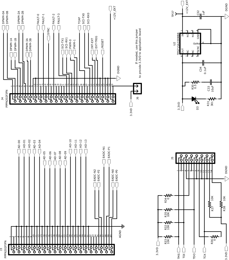  UCD3138CC64EVM-030 Schematic