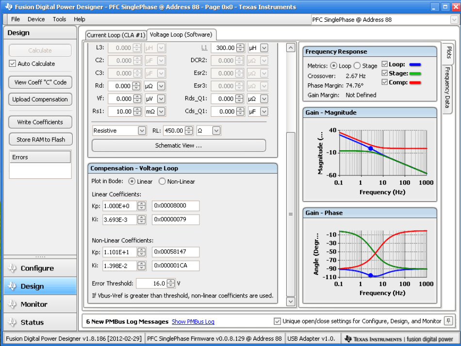  Voltage Loop PI Control Re-Tuning