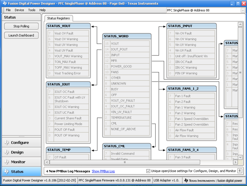  Page of Status