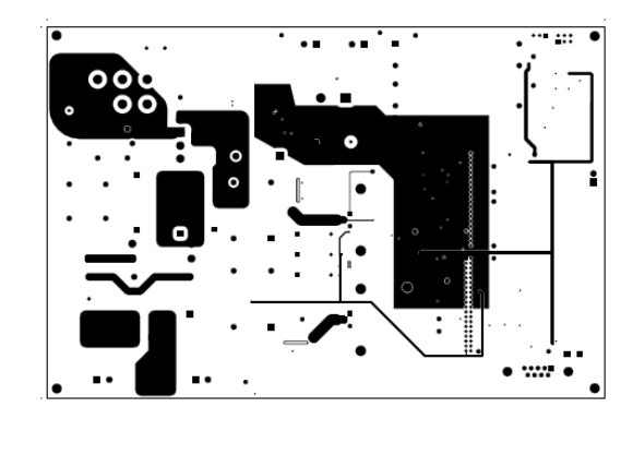  UCD3138PFCEVM-026 Internal Layer 2 (top view)