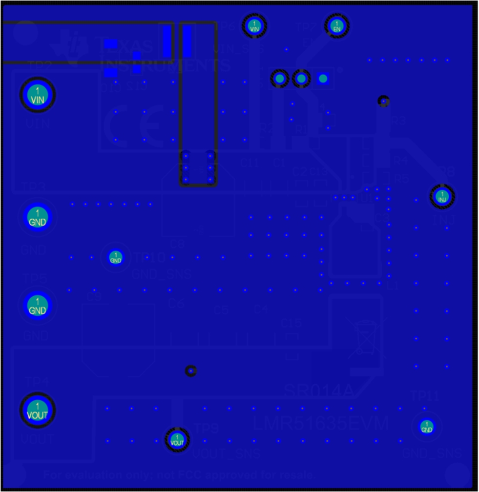 LMR51635EVM Bottom Layer