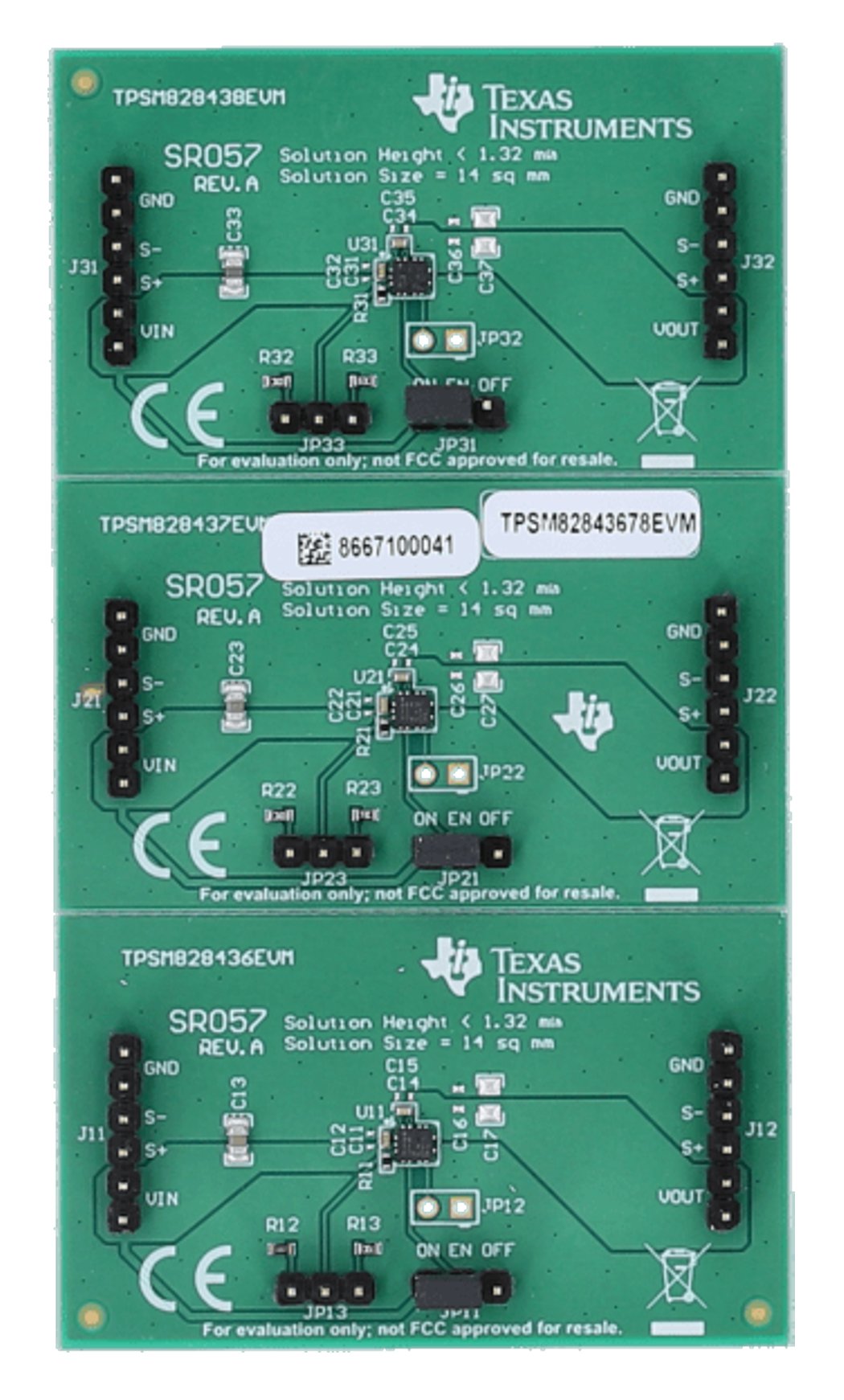 TPSM82843678EVM-057 Top Assembly