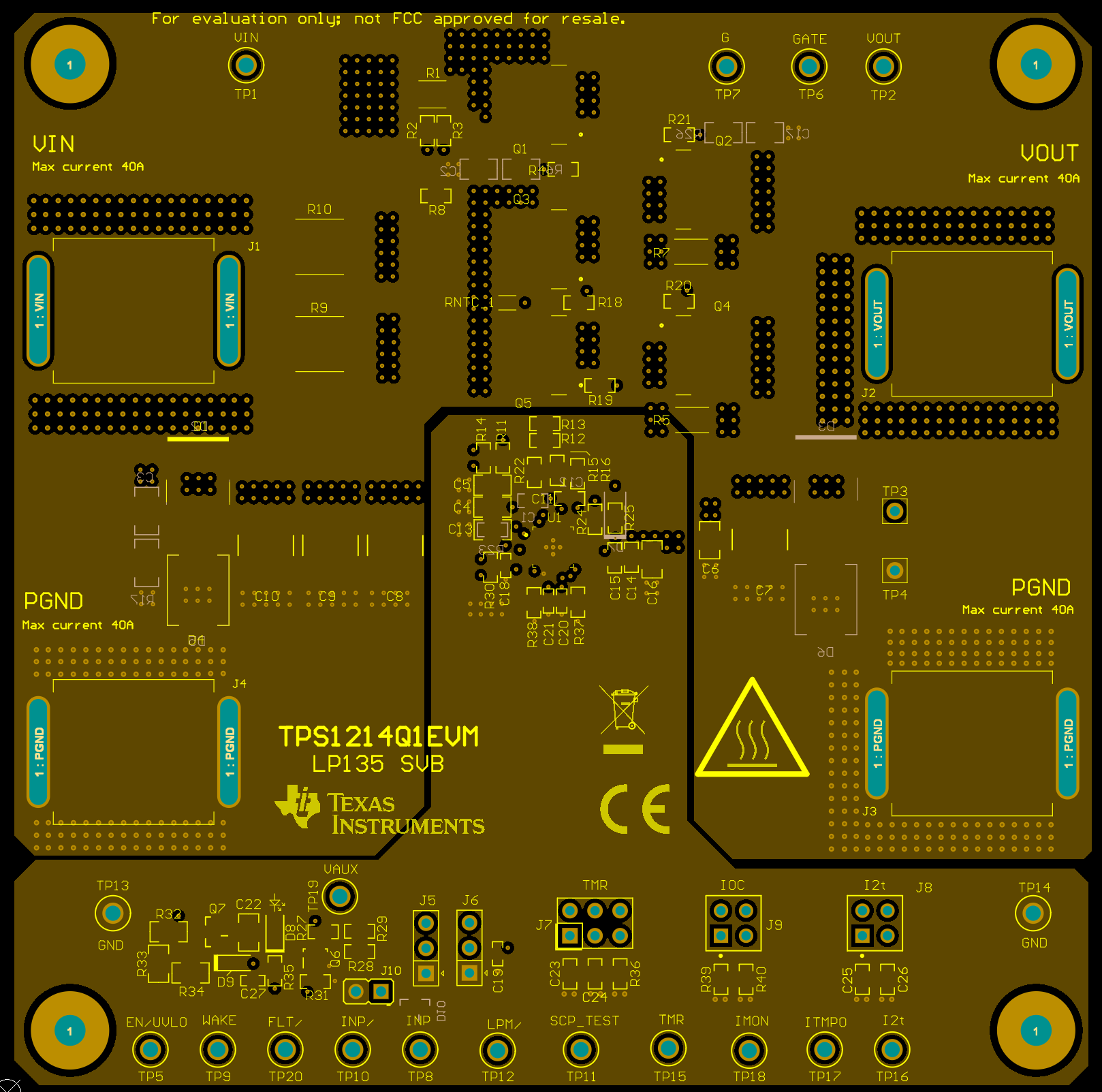 TPS1214Q1EVM Ground Layer