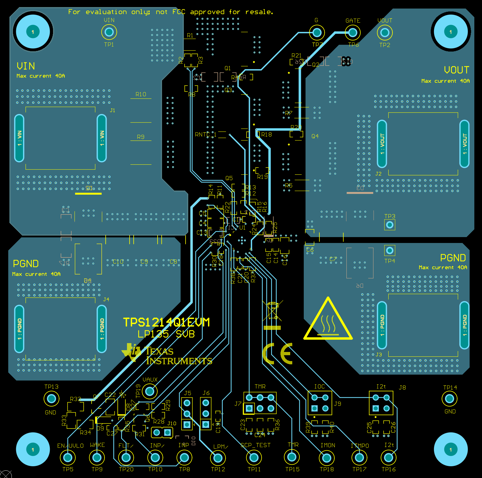 TPS1214Q1EVM Ground/Signal Layer