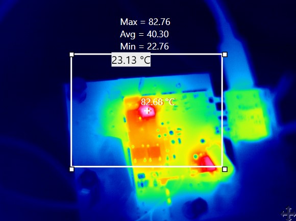 UCG28826EVM-093 VIN = 265VAC, Bottom Side