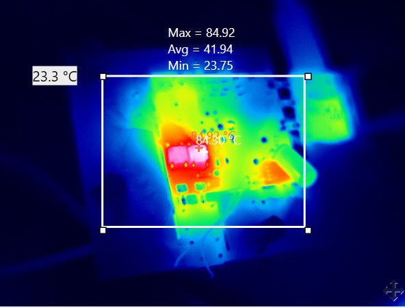 UCG28826EVM-093 VIN = 115VAC, Bottom Side