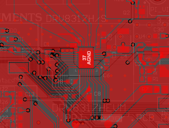  DRV8317HEVM Layout