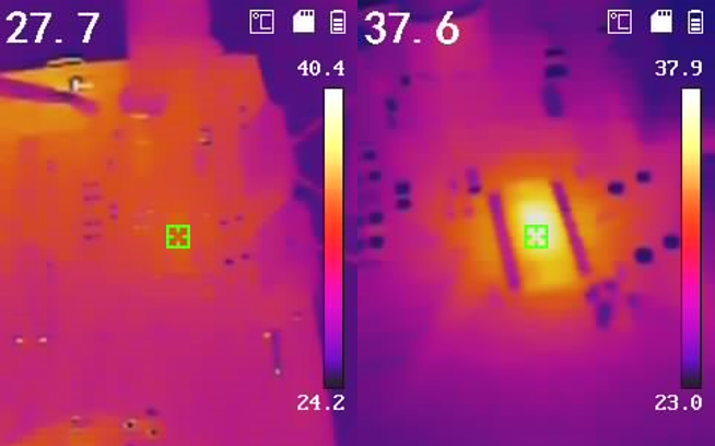  Temperature Difference in
                        IC - SPS Mode Enabled