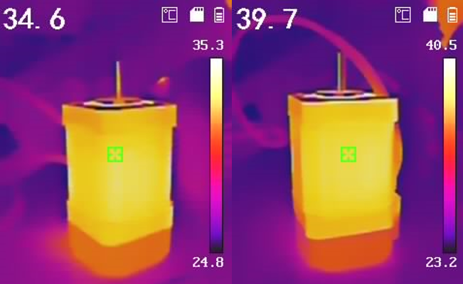  Temperature Difference in
                        Motor - SPS Mode Enabled