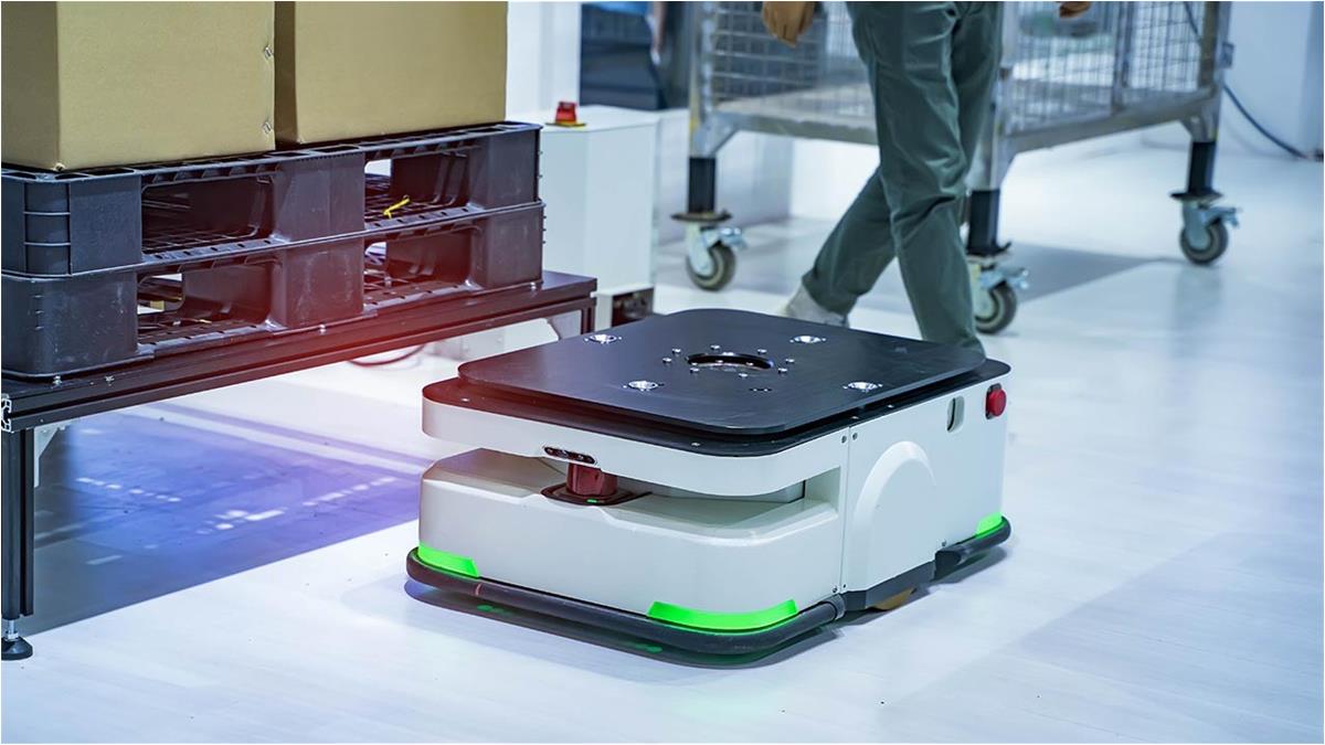  Autonomous Mobile Robot in a
                    Warehouse Environment