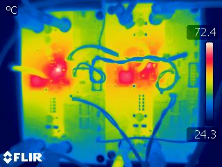  Thermal Condition in Dual Phase Buck
                            (VIN=30V and 8A Load)