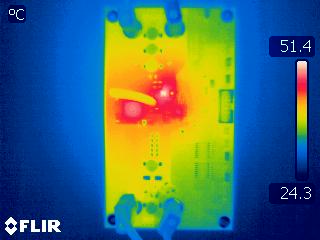  Thermal Condition in Single Phase Buck
                            (VIN=30V and 2A Load)