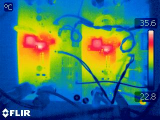  Thermal Condition in Dual Phase Boost
                            (VIN=12V and 2A Load)