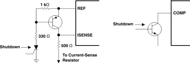 TL2842 TL2843 TL2844 TL2845   TL3842 TL3843 TL3844 TL3845 Shutdown Techniques