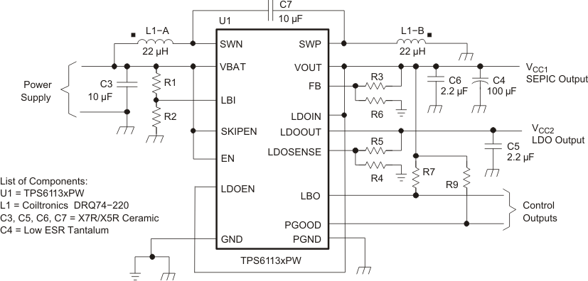 TPS61130 TPS61131 TPS61132 pmi_circuit_LVS431.gif