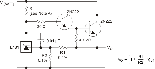 TL431 TL432 Precision High-Current Series Regulator