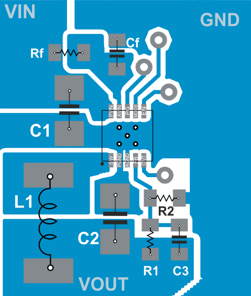 TPS62510 sbas651_layout_Ex.gif