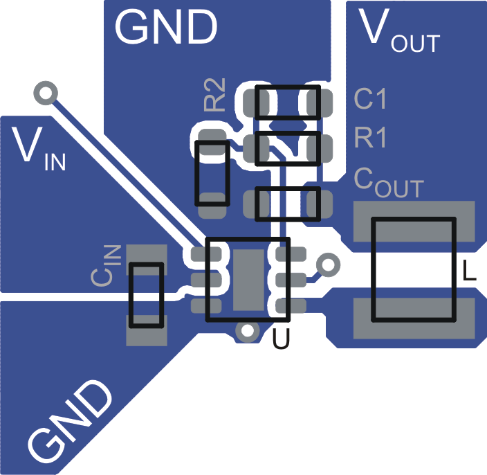 TPS62560 TPS62561 TPS62562 layout_lvs762.gif