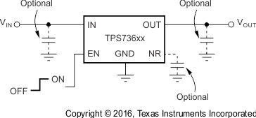 TPS736-Q1 Typical Application