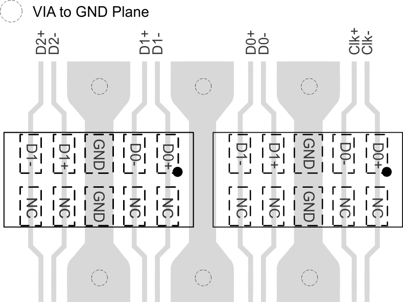 TPD1E05U06 TPD4E05U06 TPD6E05U06 TPD4E05U06 Layout