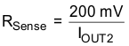 TPS62770 eq_Rsense_current_mode.gif