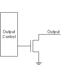 DRV5032 Open-Drain Output (Simplified)