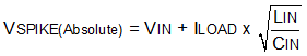 TPS25982 Equation-VIN-spike.gif