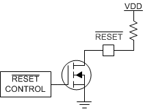 TPS35-Q1 Open-Drain RESET
          Configuration