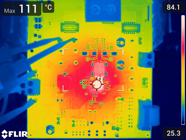 TPS548D26 Thermal Characteristics, 600kHz FCCM, Internal
                        LDO, 40A Load