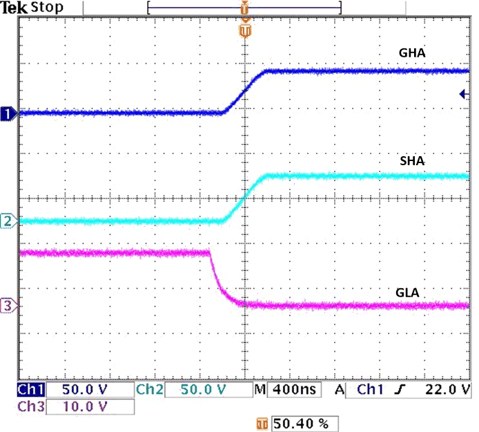 DRV8351-SEP Gate voltages, SHx rising with 15ohm gate resistor and CSD19532Q5B MOSFET