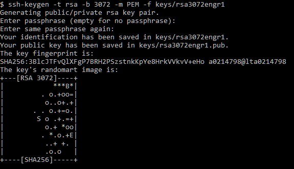 TPS25761 TPS25762 TPS25763 TPS25764 TPS25772 Git Bash Key Generation - Engineering