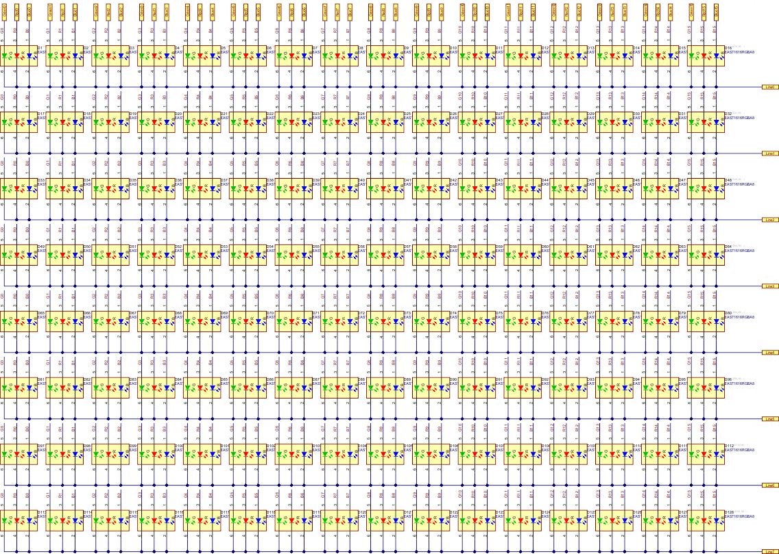 TLC6984EVM  TLC6984EVM Schematic (2 of
                    3)