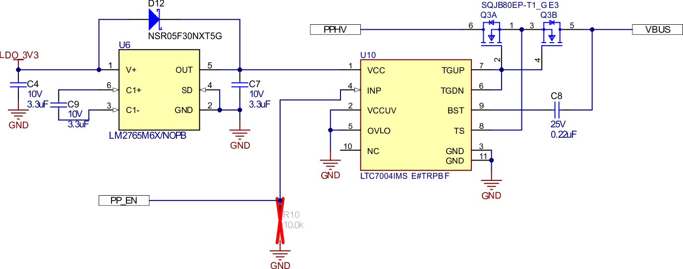 TPS26750EVM Bidirectional Power Path