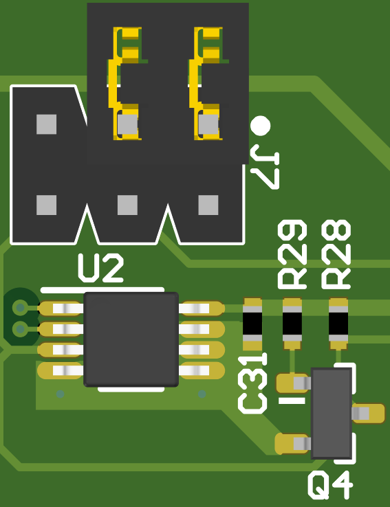 TPS25763Q1EVM J7 TMP75B-Q1 Alert Connection
          Jumper