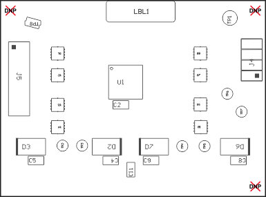 TPS23881B1EVM TPS23881B1EVM-024 (Daughterboard) Top Side
                                                  Assembly