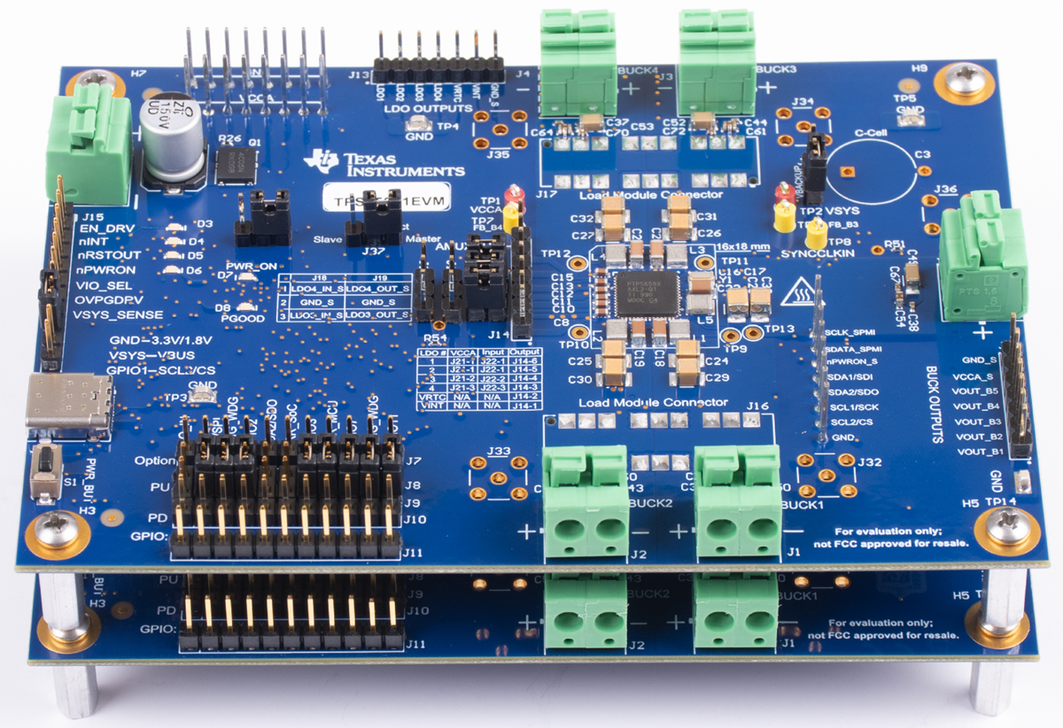 LP87694Q1EVM EVM Controller-Target
                    Configuration