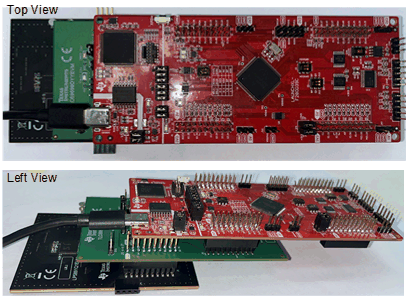 LP5899QDYYEVM LAUNCHXL-F280039C and
                            LP5899EVM Connection