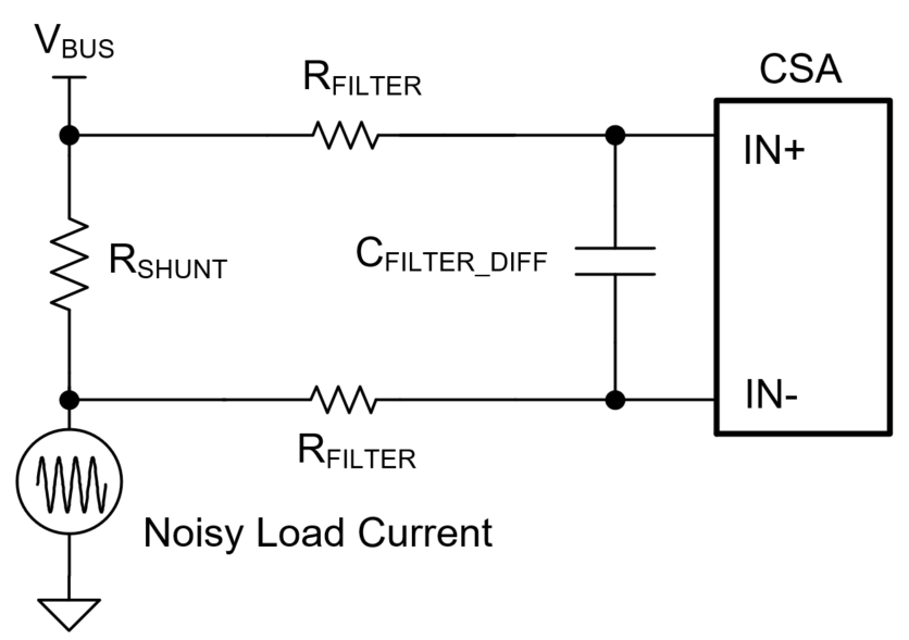  Current Sense Amplifier with
                    Input Differential Filter