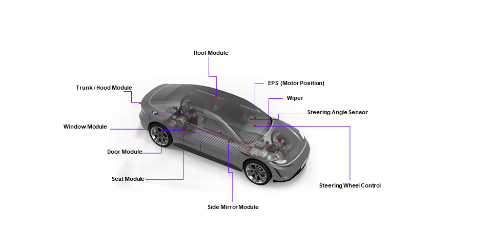  Automotive Body Motor Position
                    Sensor