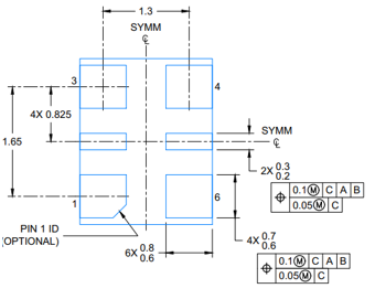  LMK6D/P/H Oscillator in 6-Pin,
                    2.5mm × 2.0mm DLF Package