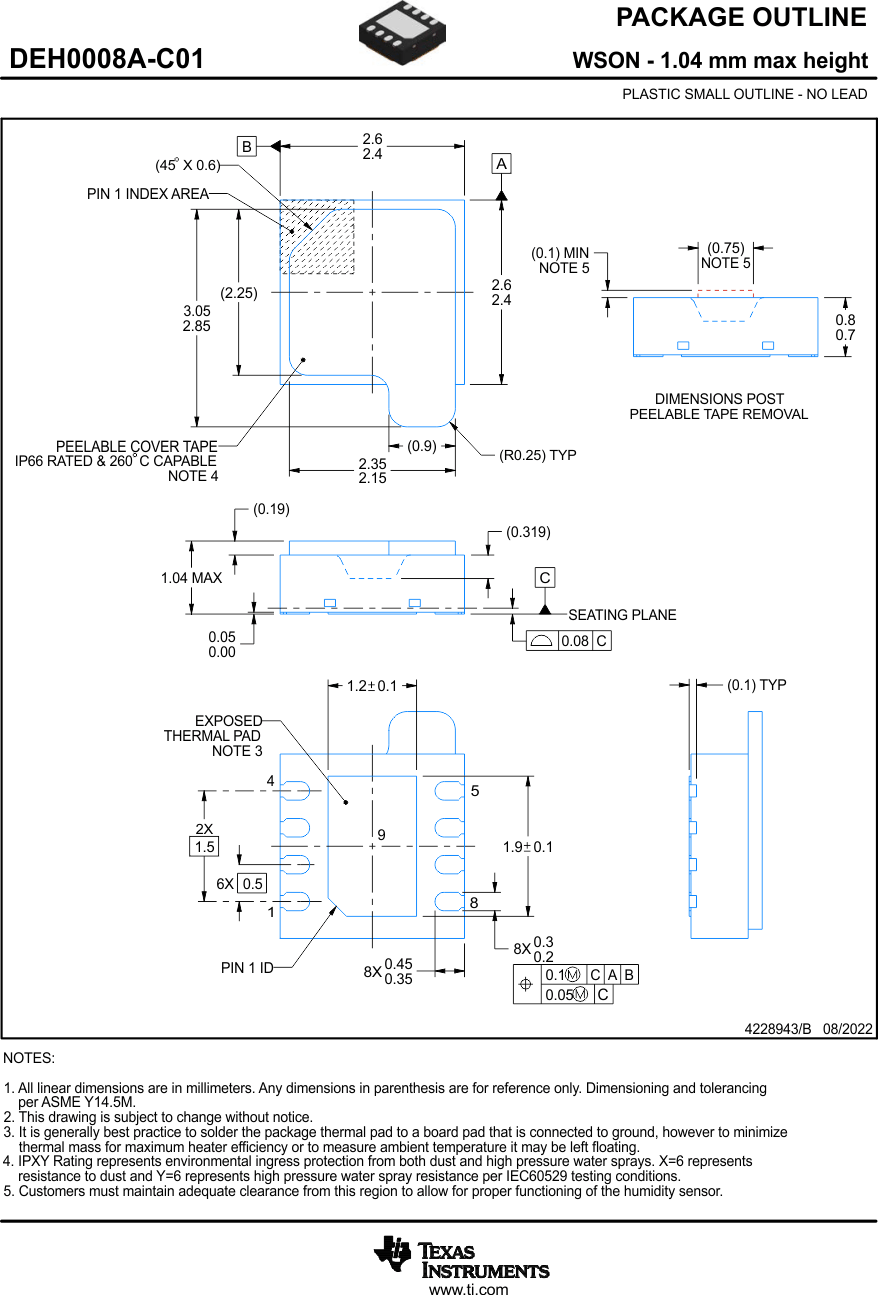 HDC3020-Q1 HDC3021-Q1 HDC3022-Q1 