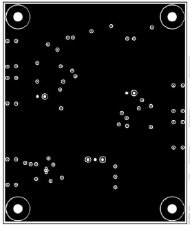 LMK6C LMK6D LMK6H LMK6P PCB Layout Example From LMK6
                    EVM - GND Layer 2