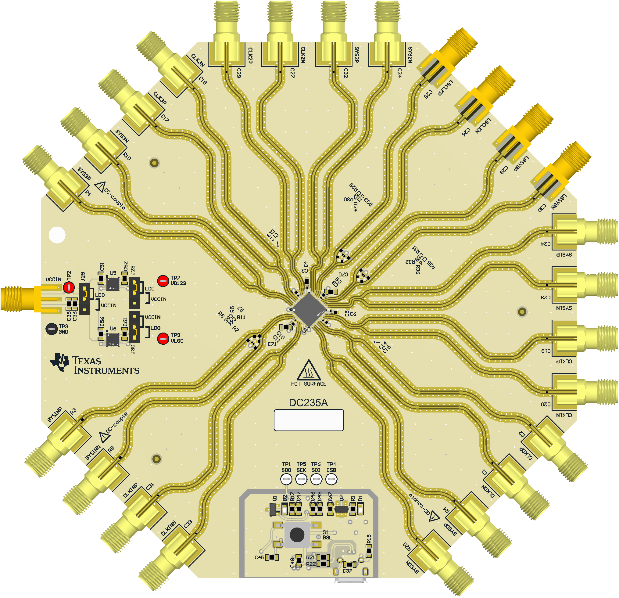 LMX1205  Layout Example