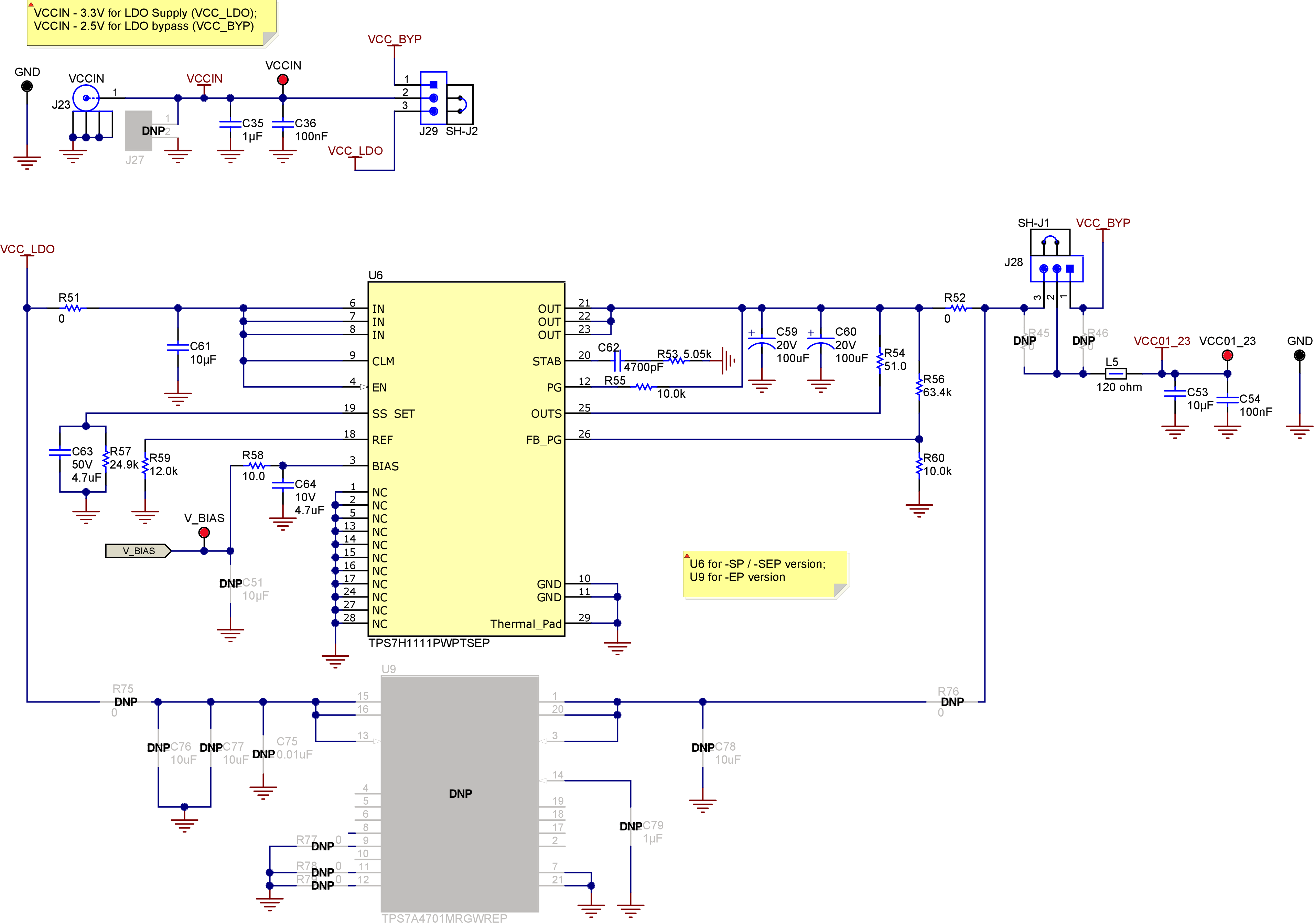 LMX1860SEPEVM Power Supply