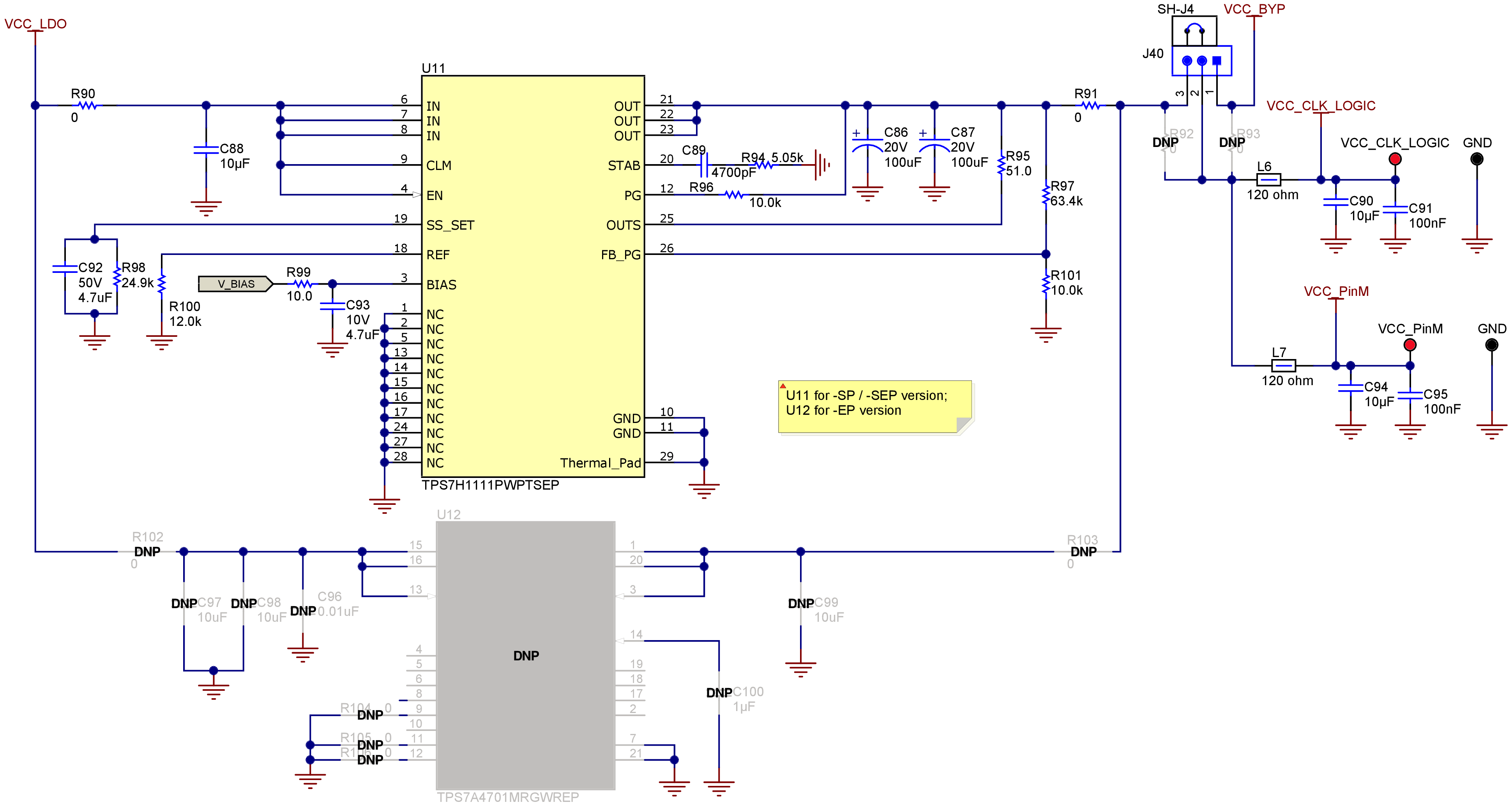 LMX1860SEPEVM Power Supply