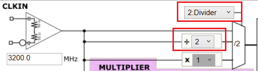 LMX1860SEPEVM Divider Mode Configuration